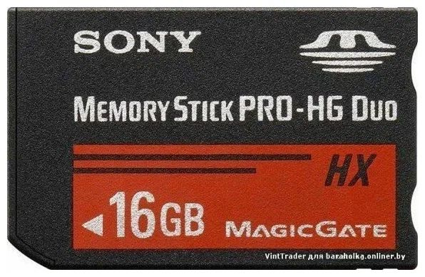 Карта памяти Sony Memory Stick PRO-HG DUO MS-HX 16 ГБ (Mark2) #1