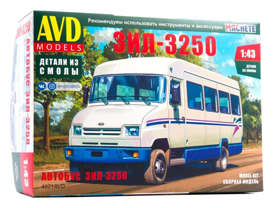 AVD Models Автобус Зил 3250, 1/43, Сборная модель #1