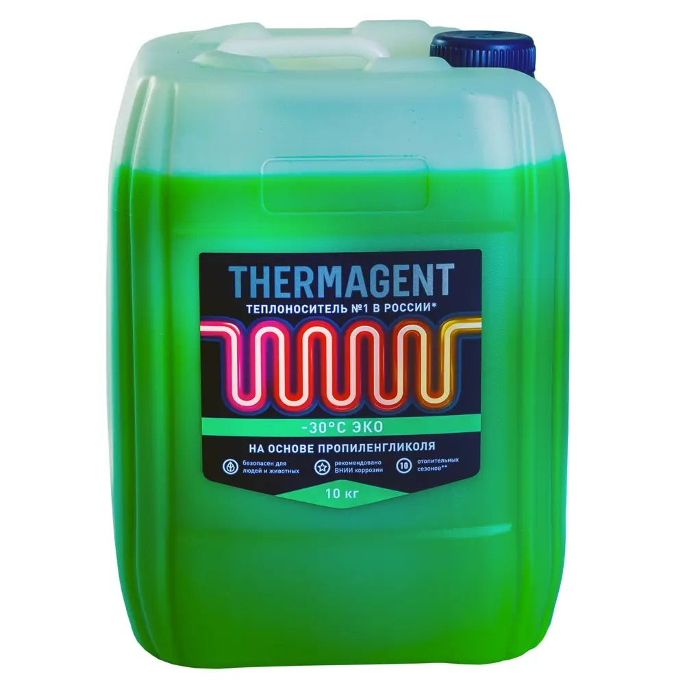 Теплоноситель для отопления Thermagent ЭKO 602270 -30 С 10 кг на основе пропиленгликоля  #1