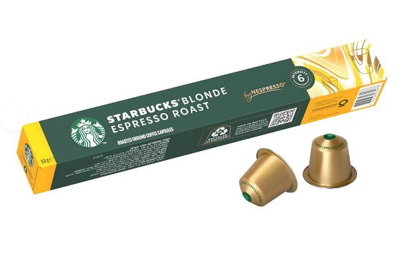 Кофе в капсулах Starbucks Blond Espresso Roast, 10 шт #1