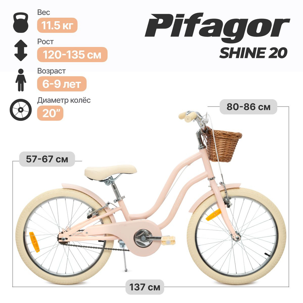 Велосипед Pifagor Shine 20 #1