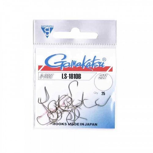 Крючки Gamakatsu LS-1810N Hooks Nickel № 10 (25 шт. в упак) / гамакатсу #1