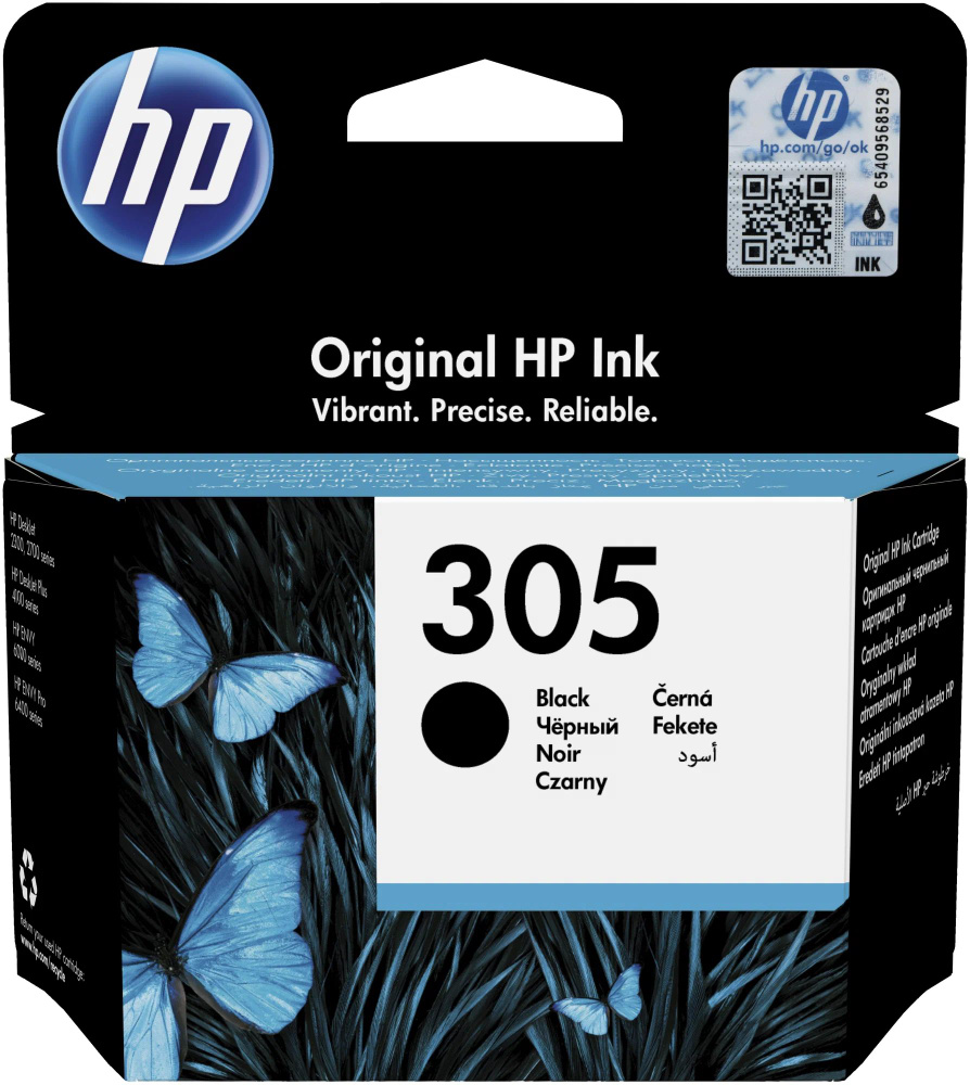 Картридж HP 305 Black (3YM61AE) оригинал , черный #1