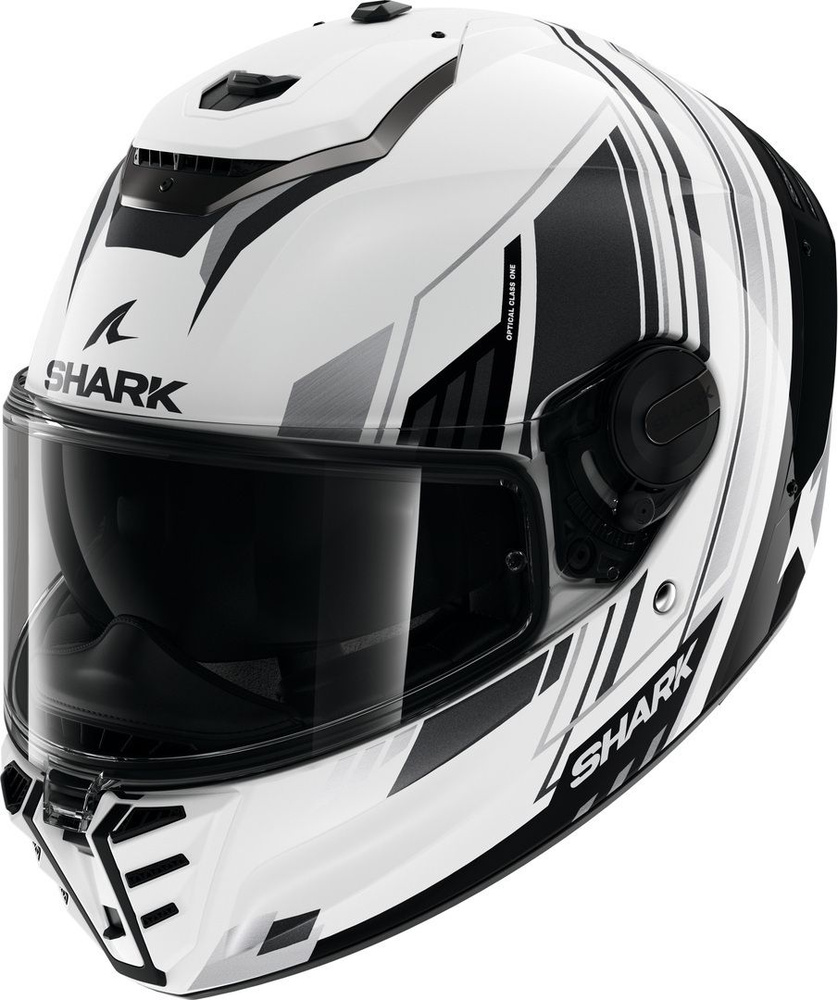 Мотошлем закрытый интеграл SHARK SPARTAN RS BYRHON White/Black/Chrome, XL #1