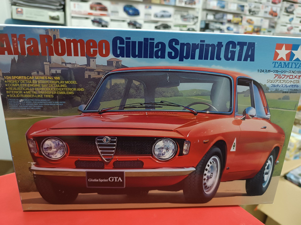 24188 Alfa Romeo Giulia Sprint GTA Tamiya 1:24 Сборная модель #1