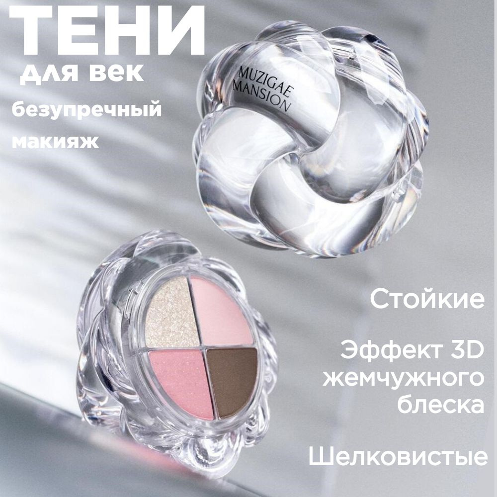 Палетка теней для век MUZIGAE MANSION TWIST POT EYE PALETTE 01 Fairy Pink #1