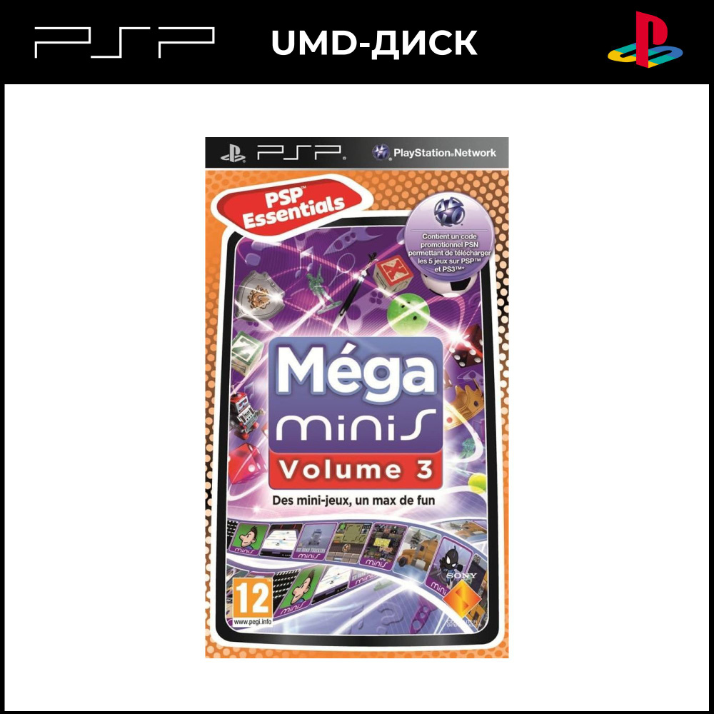 Игра Mega Minis Volume 3 (PSP, Новая) (PlayStation Portable (PSP), Английская версия)  #1