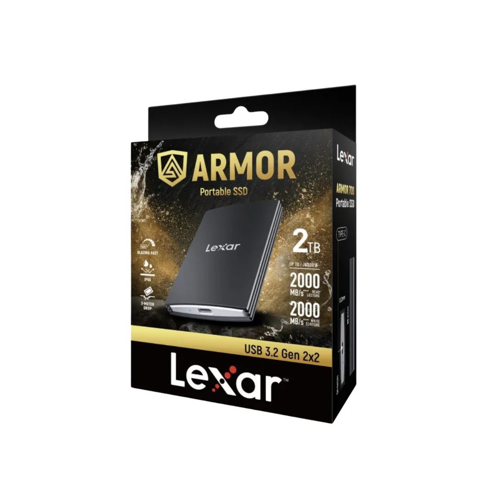 Внешний SSD-накопитель Lexar Armor 700 2TB USB3.2 Gen2 x2 IP66 #1