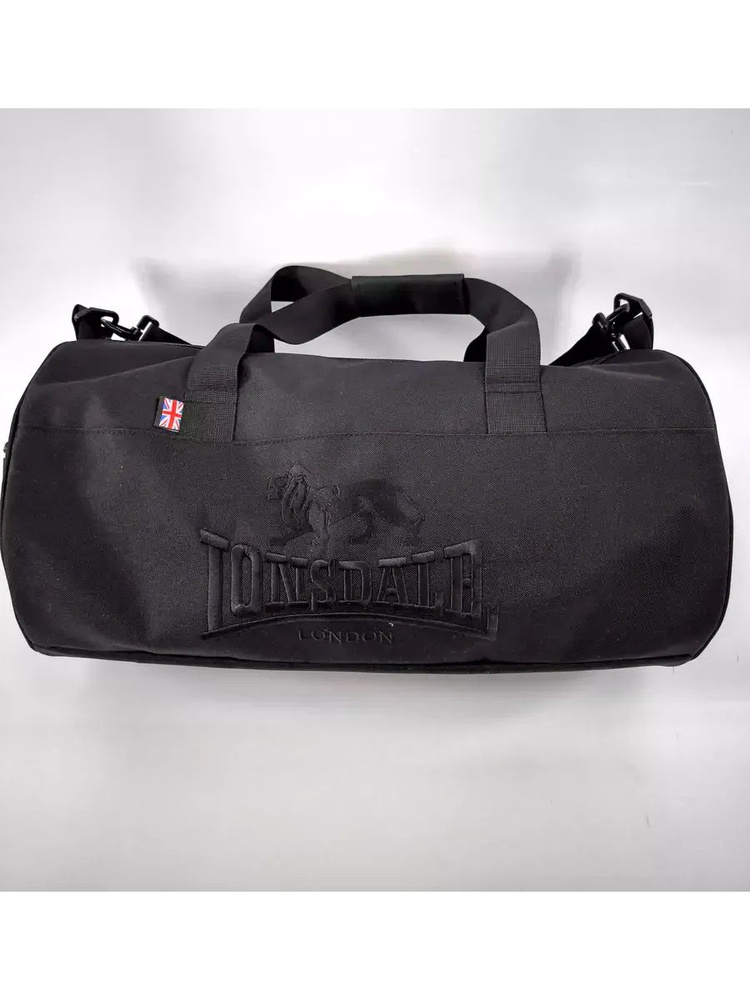 Сумка Lonsdale Barrel Bag 2 black / black #1