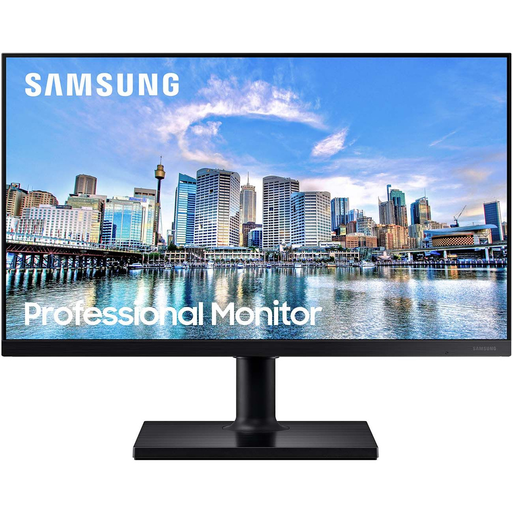 Samsung 23.8" Монитор F24T450FQI(LF24T450FQIXCI), черный #1