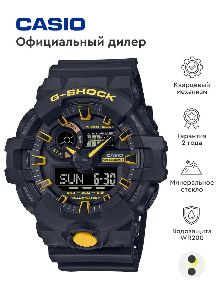 Мужские наручные часы Casio G-Shock GA-700CY-1A #1