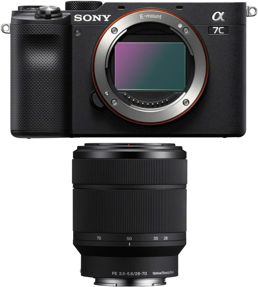 фотоаппарат SONY ALPHA ILCE A7C KIT 28-70 BLACK #1