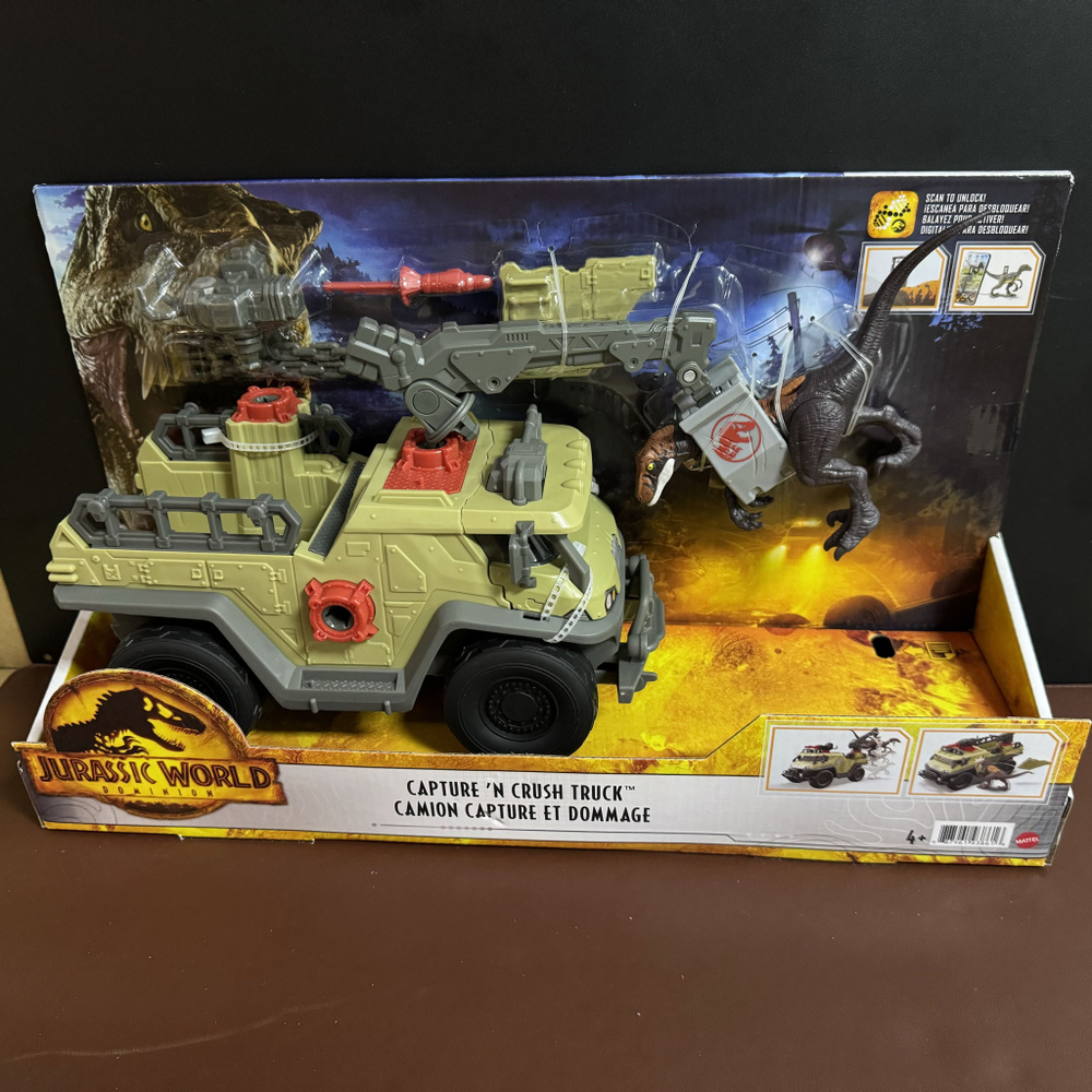 Mattel Jurassic World Сцена с охотничьим грузовиком #1