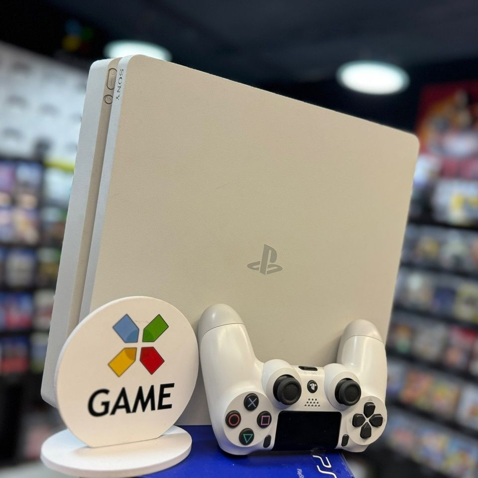 Игровая консоль Sony Playstation 4 Slim 500gb Белая Glacier White (Box) #1