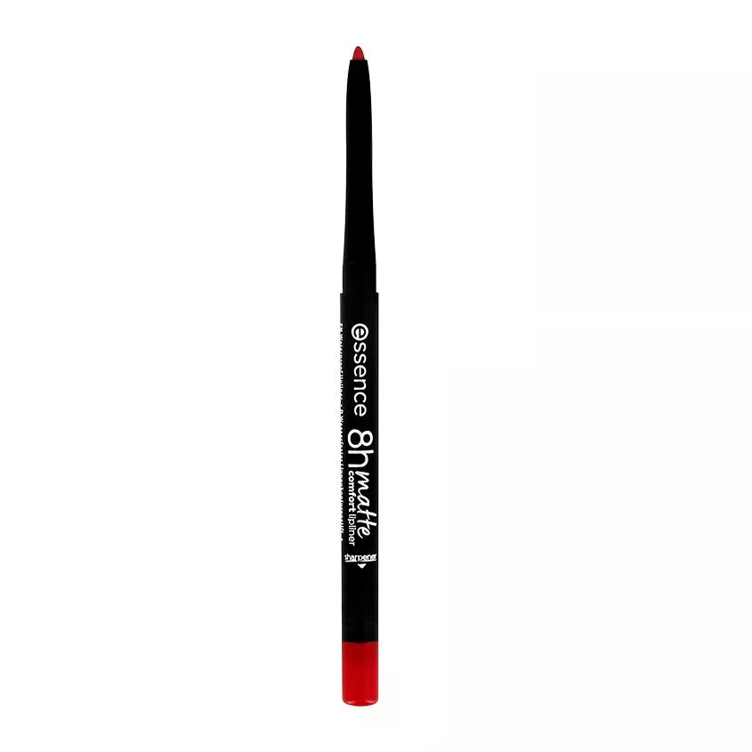 Essence Карандаш для губ 8h matte comfort lipliner, тон 07 Classic Red #1