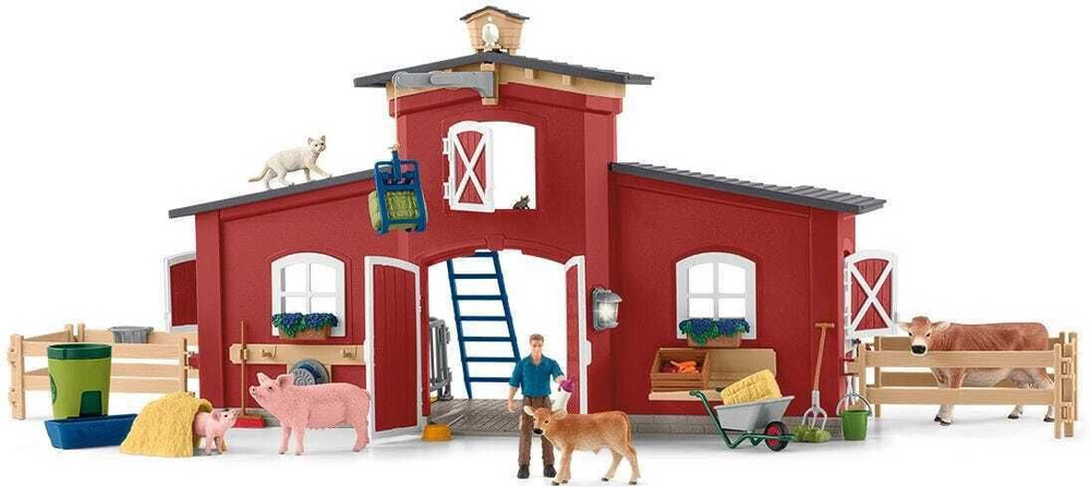 Schleich Farm World 42606 - Красный амбар #1