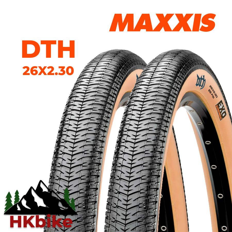 Покрышка велосипедная Maxxis DTH 26x2.30 TPI 60 сталь EXO/Tanwall (комплект 2 штуки)  #1