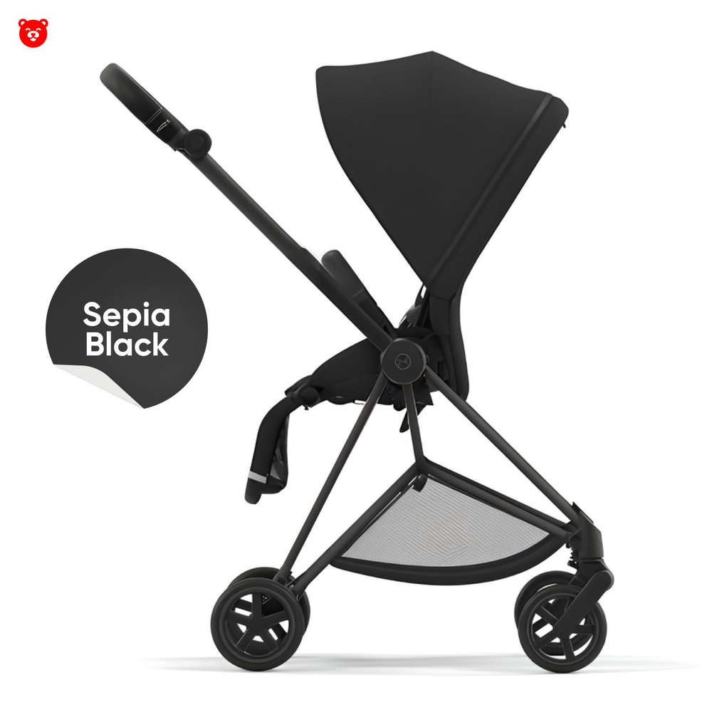 Cybex Mios III Прогулочная коляска, шасси Matt Black, текстиль Sepia Black  #1