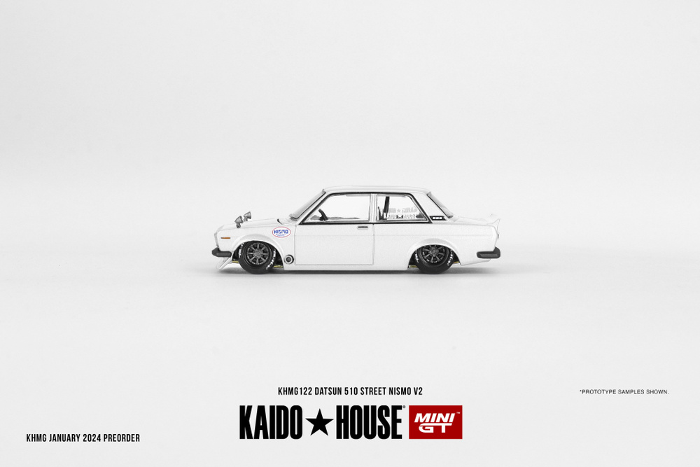 Коллекционная машинка Kaido House x MINI GT 1:64 Datsun 510 Street Nismo V2 #1