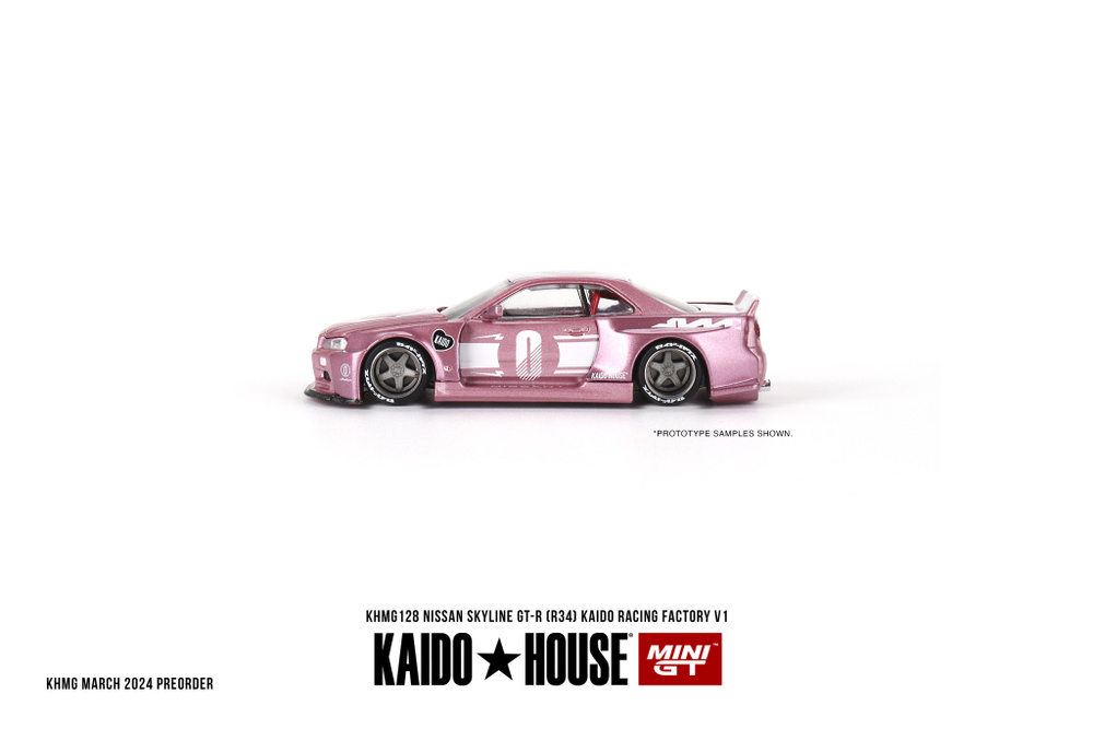 Коллекционная машинка Kaido House x MINI GT 1:64 Nissan Skyline GT-R (R34) KAIDO RACING FACTORY V1  #1