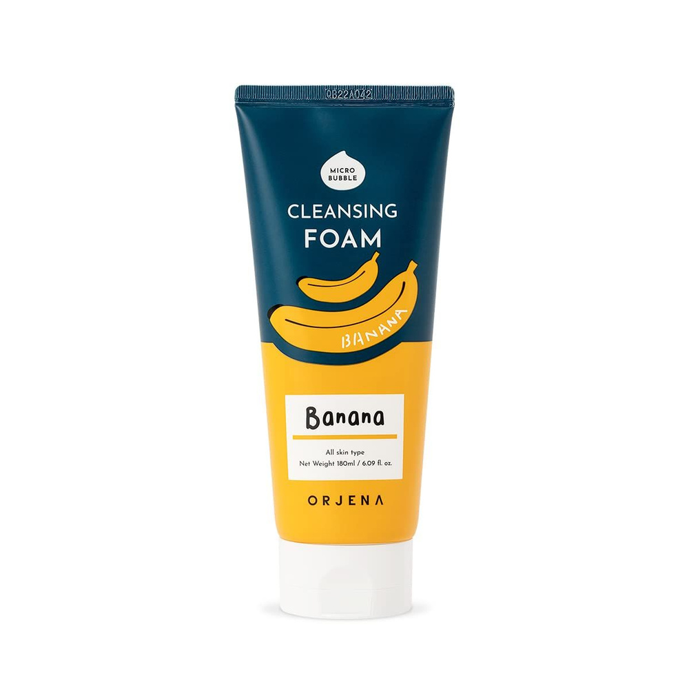 ORJENA, Пенка для умывания с экстрактом банана, 180 мл, banana cleansing foam  #1