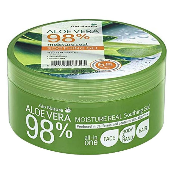 Welcos Универсальный гель с алоэ вера для кожи лица и тела 300 мл Aloe Vera Moisture Real Soothing Gel #1