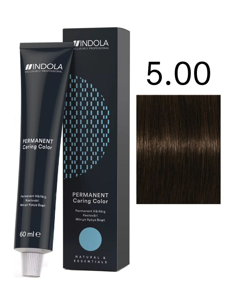 Indola Natural&Essentials 5.00 краска для волос 60 мл #1