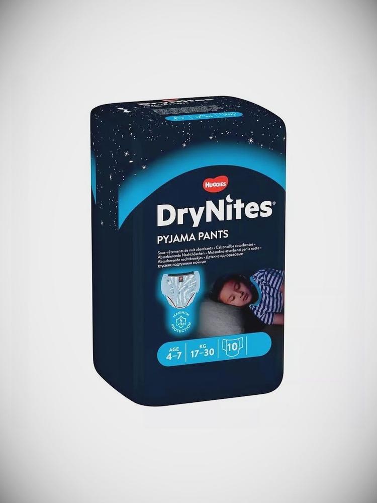 HUGGIES Подгузники трусики Drynites 4-7 лет 10 шт. #1