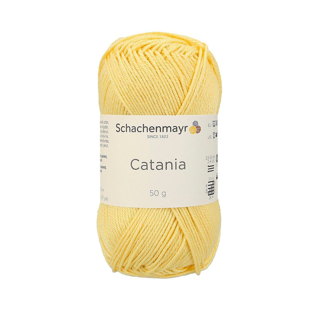 Catania /Катания/ пряжа Schachenmayr Originals, 100% хлопок, 50г/125м, арт. 9801210 цвет 00403, vanille #1