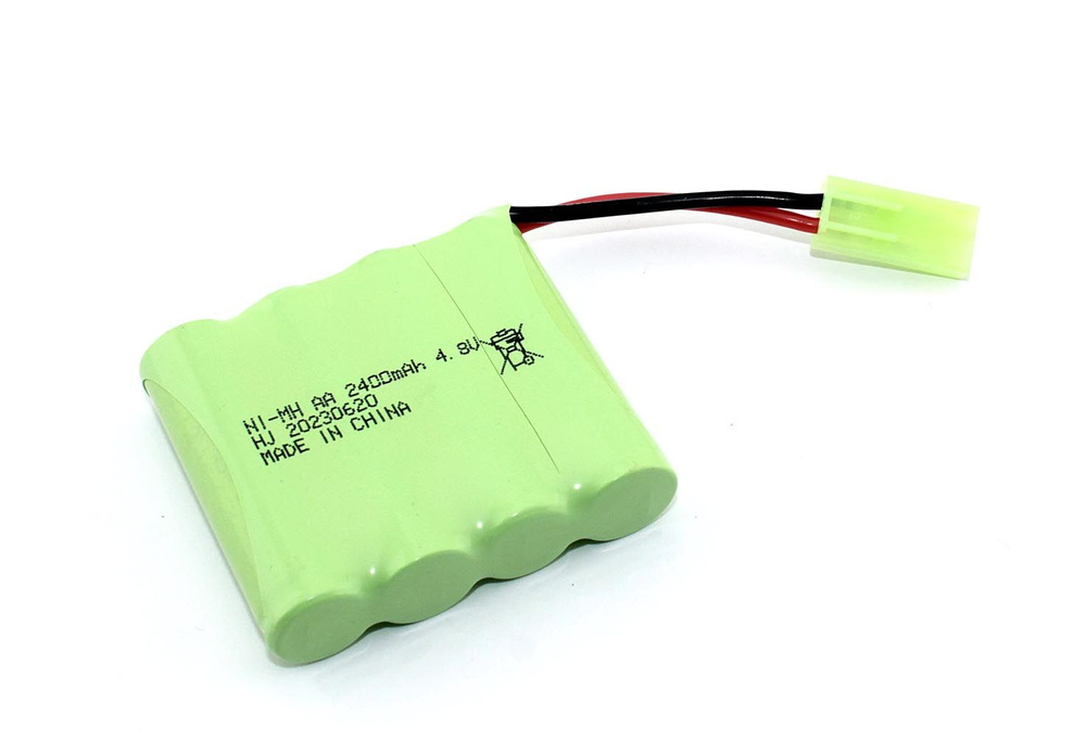 Аккумулятор Ni-Mh 4.8V 2400 mAh AA Flatpack разъем Tamiya #1