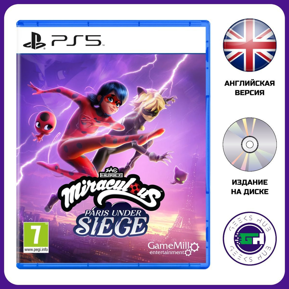 Игра Miraculous Paris under Siege (PlayStation 5, Английская версия) #1