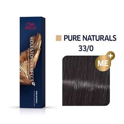 Wella Professionals Koleston Perfect Me+ Pure Naturals Краска для волос 33/0 Темно-коричневый интенсивный #1