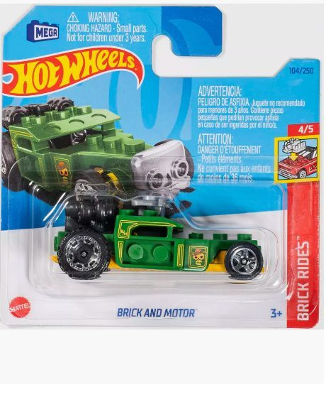 Машинка Hot Wheels Brick And Motor / HW BRICK RIDERS / Хот Вилс #1