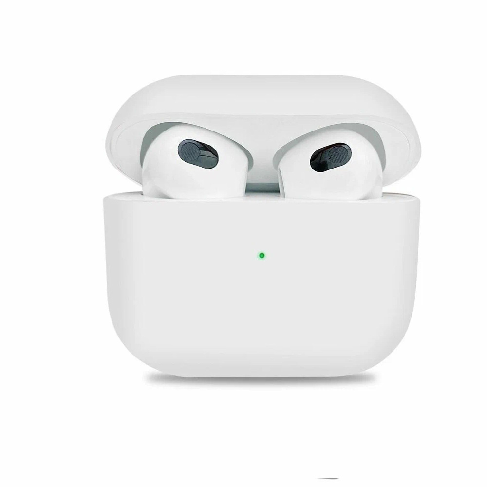 Силиконовый чехол для Apple AirPods 4 White #1