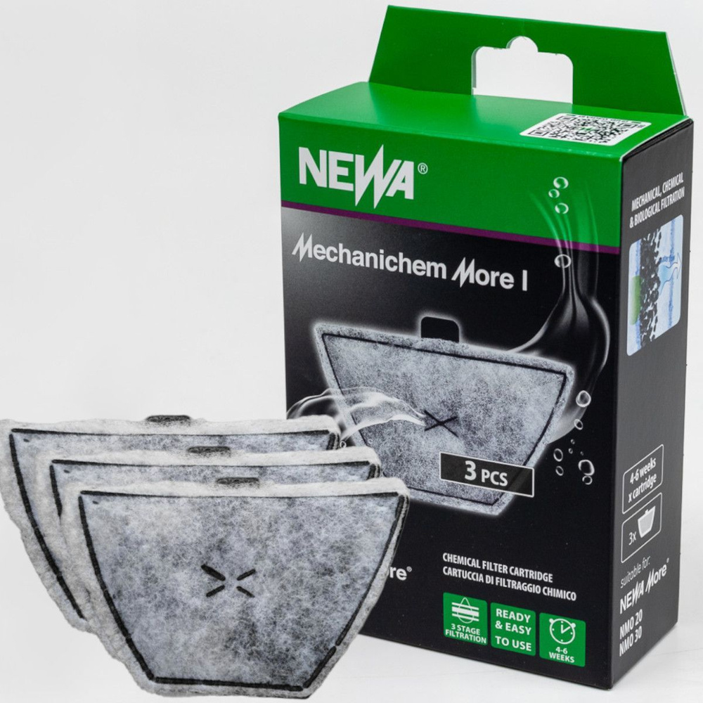 Картридж Newa Mechanichem More I для фильтра аквариума NMO 20/30, химический, 3 шт.  #1