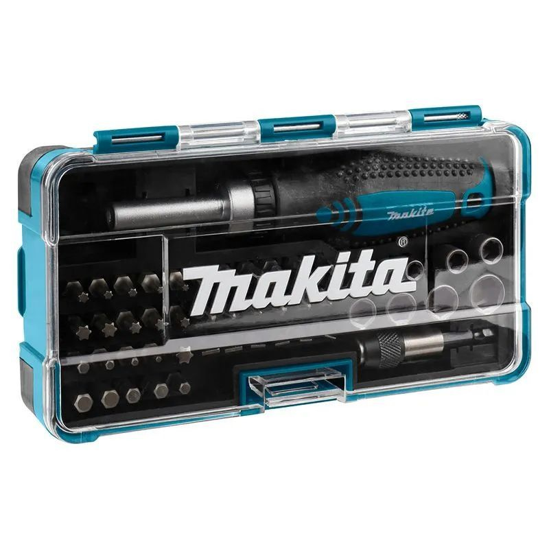 Набор насадок-бит с отверткой Makita B-36170 47 предметов #1