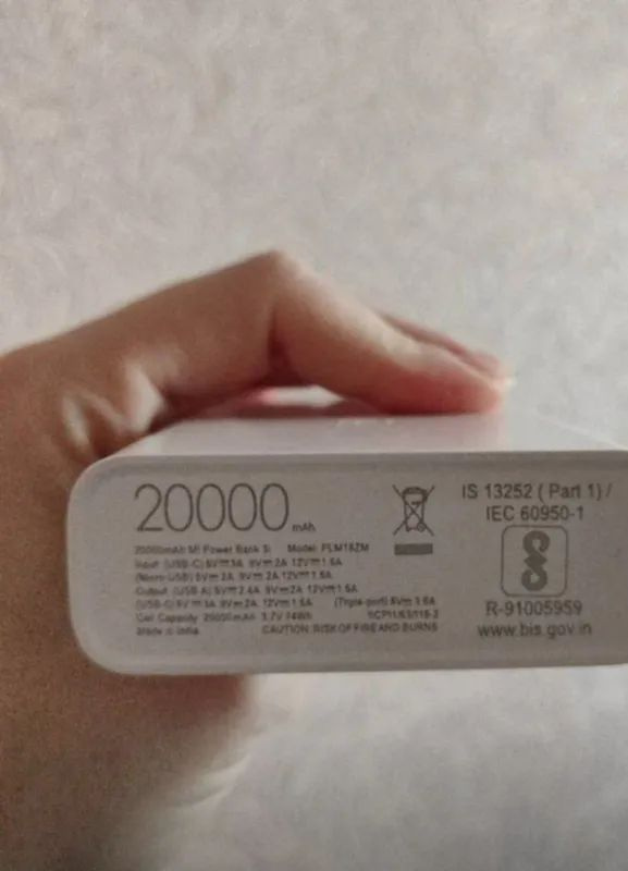 Повербанк (powerbank) 20000 mah с быстрой зарядкой, внешний аккумулятор портативный, переносной, мощный, #1