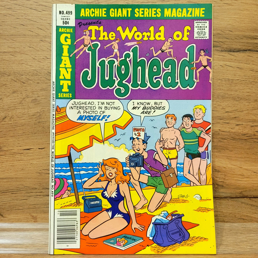 Раритетный Комикс Archie The World Jughead # 499. 1980 Год. | Lee #1