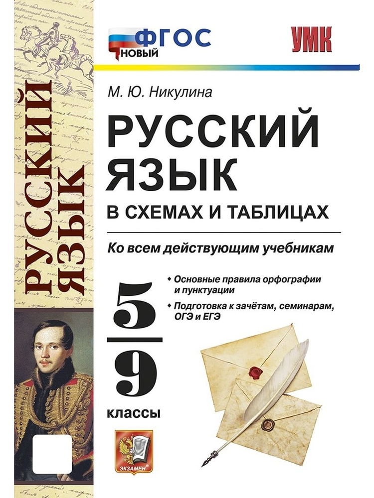 Русский язык в схемах и таблицах 5-9 классы ФГОС #1