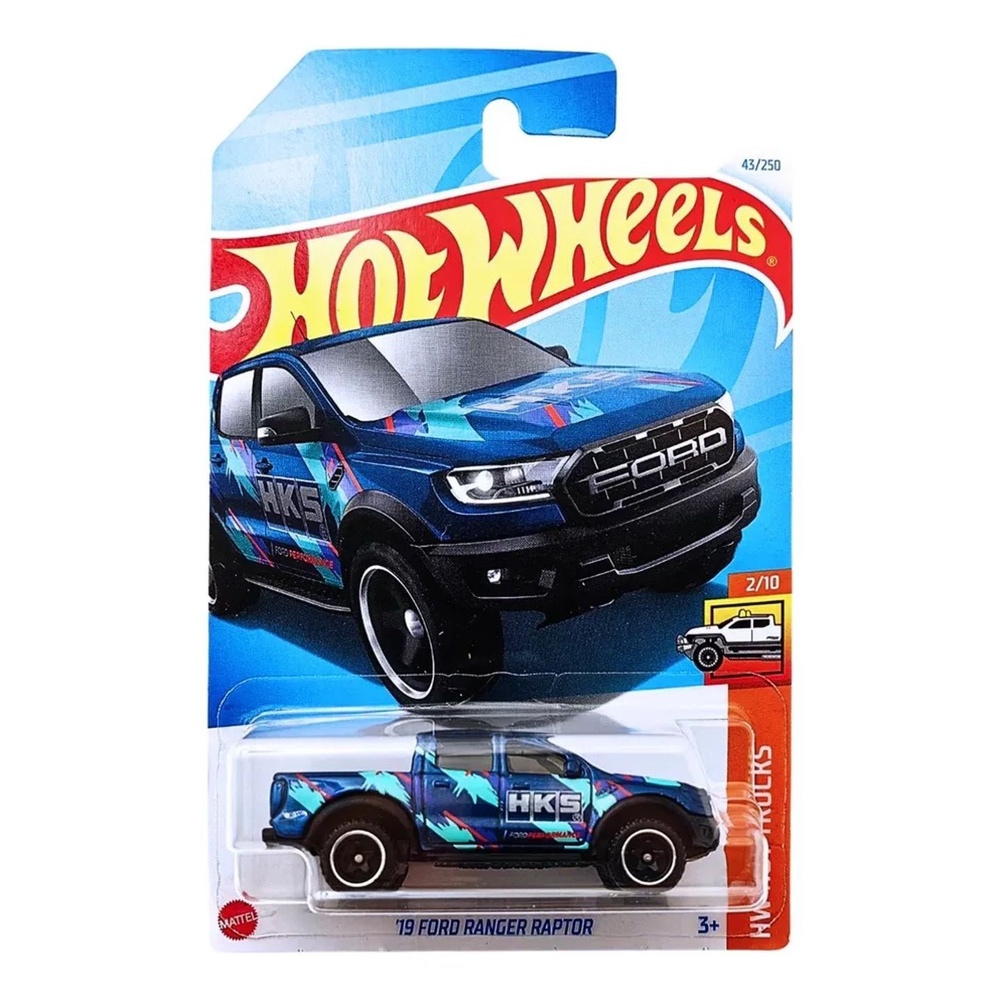 HTD05 Hot Wheels машинка металлическая игрушка коллекционная масштабная модель 19 Ford Ranger Raptor #1