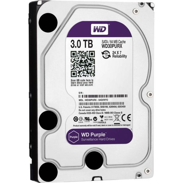 Western Digital 3 ТБ Внутренний жесткий диск (WD10PURZ)  #1