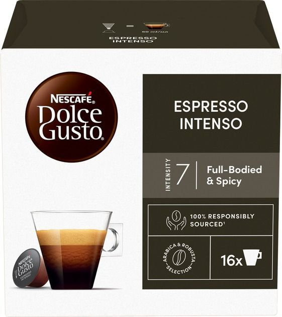 Кофев капсулах Nescafe Dolce Gusto Espresso Intenso, 16 шт #1