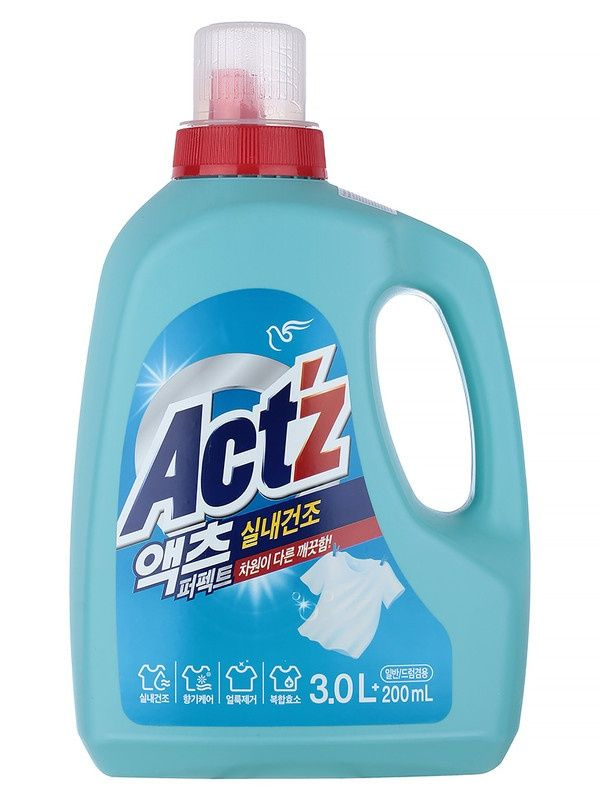 Гель для стирки Pigeon Corporation "Act'Z" Perfect Indoor Dryness, Front & Top-loading, 3 л  #1