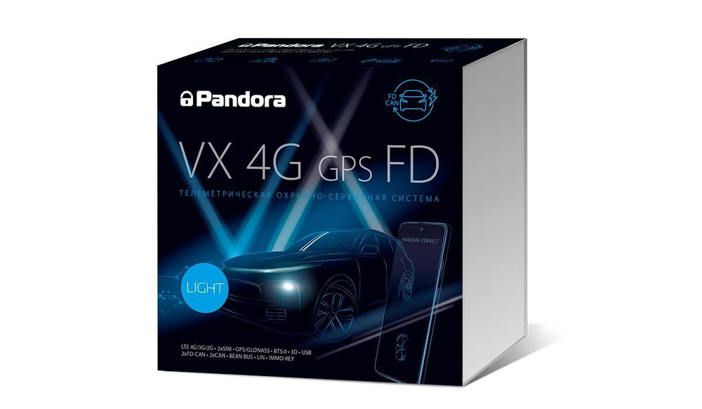 Сигнализация с автозапуском Pandora VX-4G GPS FD Light #1