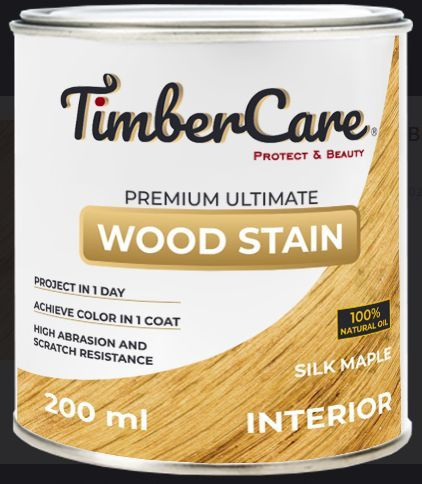 Масло тонирующее высокой прочности для дерева и мебели TimberCare Wood Stain, Шелковистый Клён/ Silk #1