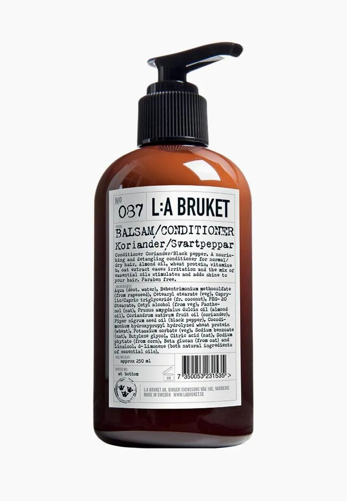 L:A BRUKET 087 KORIANDER/SVARTPEPPAR balsam/conditioner 250 ml - кондиционер #1