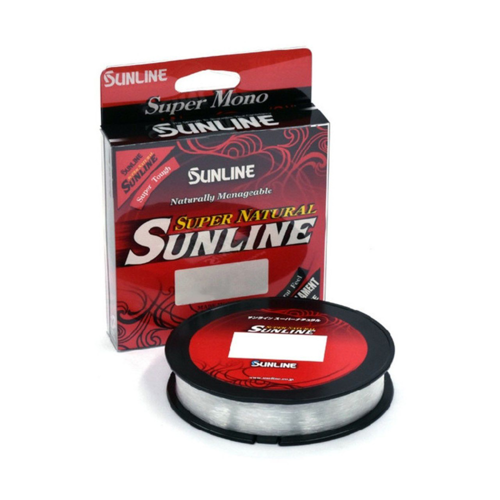 Леска для рыбалки SUNLINE Super NATURAL 300m (clear) #6/25LB/0,405mm #1