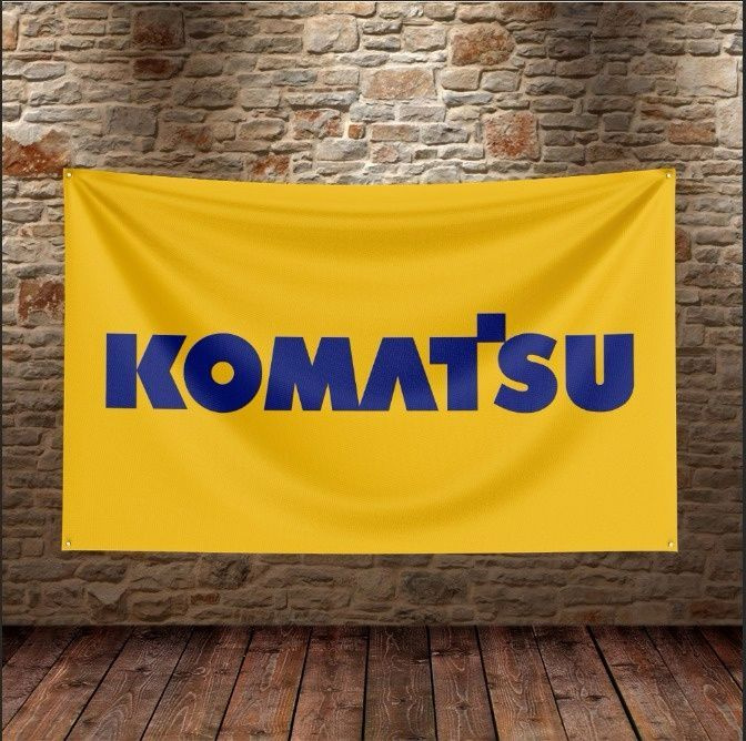 Флаг плакат баннер Komatsu Limited #1