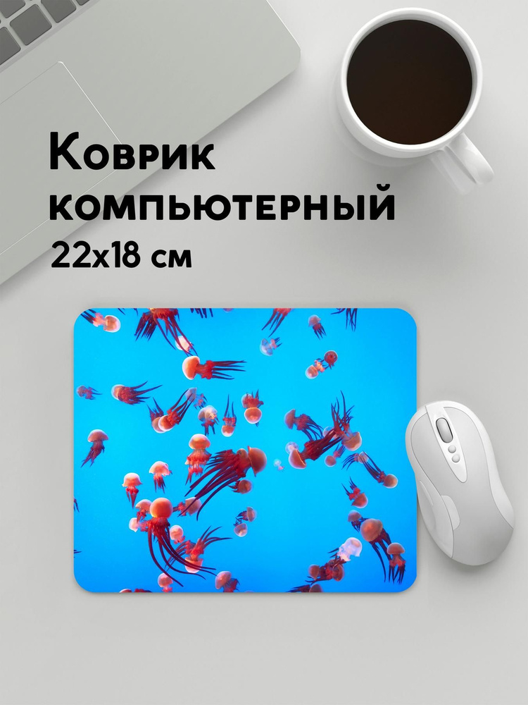 PANiN Коврик для мыши MousePad22x18WC_WC128324, лазурный, голубой #1