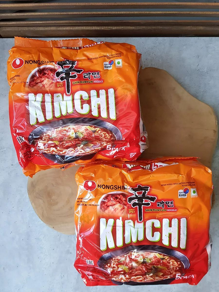 Nongshim / Лапша корейская Kimchi Ramyun КимЧи Рамен 10 пачек #1